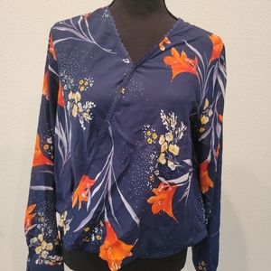 Leighton, M, Floral blouse